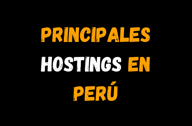 Principales Hostings en Perú